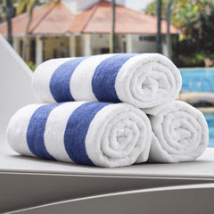 Registry Deluxe Cabana Stripe Pool Towel, 35" x 70"