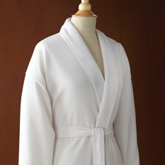 Le Montreux Quilted Knit Robe with Plush Shawl Collar
