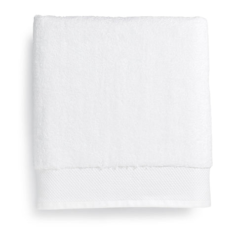 Tesino 100% Ring-Spun 2-Ply Combed Cotton Bath Towel White, 27" x 54"