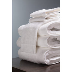 Tesino 100% Ring-Spun 2-Ply Combed Cotton Bath Towel White, 27" x 54"