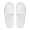 Registry Velour Open Toe Slippers, white