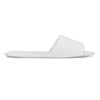 Registry Lightweight Cotton Terry Open Toe Slippers, White