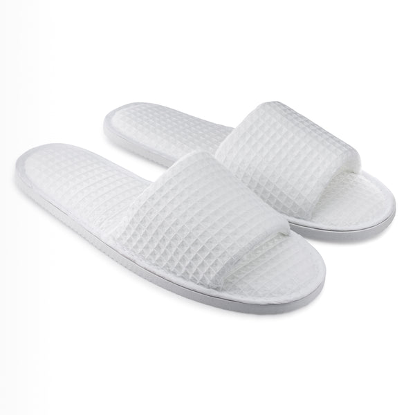 Le Montreux Waffle Weave Open Toe Slippers