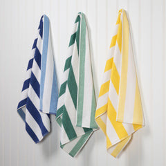 Registry Reversible Stripe Pool Towels, 30" x 70"
