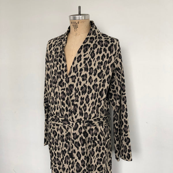 Leopard Jacquard Robes - Adult and Child Size