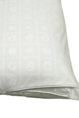 130 Thread Count Pillow Protector White Rustproof Nylon Zippers