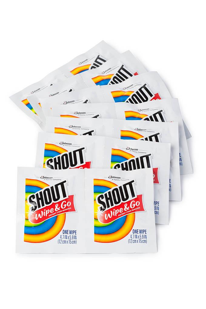 SHOUT WIPES BLISTER, Stain Remover & Softener