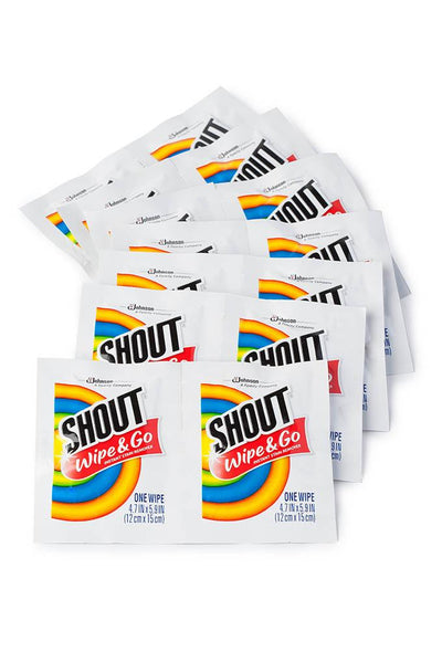 Shout Wipe & Go Instant Stain Remover Wipes