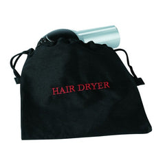Registry Hair Dryer Bag, 12" x 12", Red Embroidery