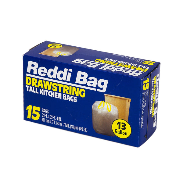 Reddi Bag Low Density Can Liners, 13 Gal., 15/box
