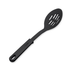 Registry Nylon Slotted Spoon, Black, 11.75" long