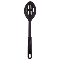 Registry Nylon Slotted Spoon, Black, 11.75" long