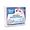 CleanRest Waterproof Fitted Mattress Protector, White