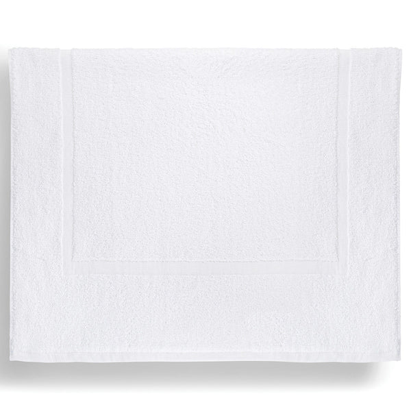 100% Ring-Spun Combed Cotton Bath Mat, White, 22" x 34"