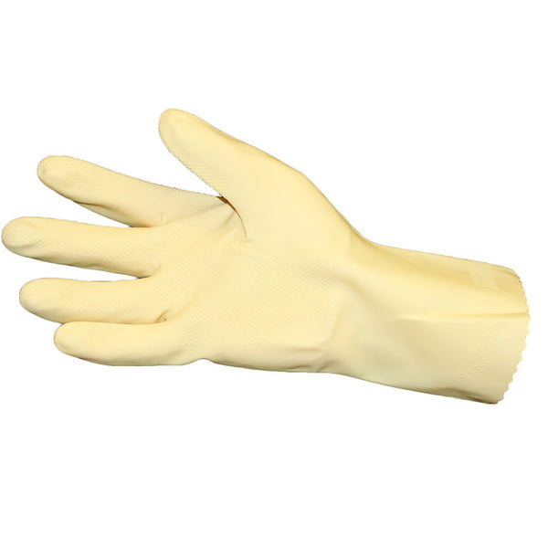 Lightweight Reusable Latex Gloves, Large, 12 pairs