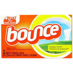 Bounce Fabric Softener Dryer Sheets, 2 Sheets/Box